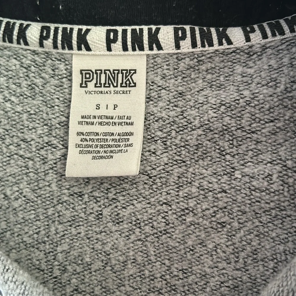 PINK Victorias Secret 1/4 zip Sweater sz S